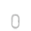 Anilla mediana de plata Hold Oval