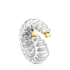 Anillo abierto bicolor Virtual Garden