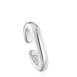 Anillo abierto de plata Line