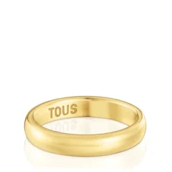 Anillo alianza de boda de oro media caña 3,8 mm TOUS Alianzas