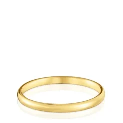 Anillo alianza de boda de oro media caña 2 mm TOUS Alianzas