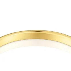 Anillo alianza de boda de oro media caña 2 mm TOUS Alianzas