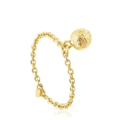 Anillo cadena de oro Sylvan
