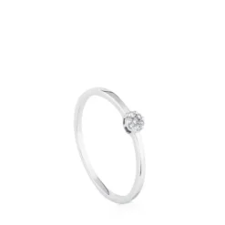 Anillo de oro blanco con diamantes TOUS Diamonds