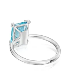 Anillo de plata y topacio Color Pills