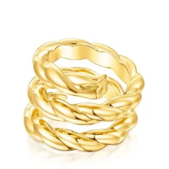 Anillo triple trenzado Twisted