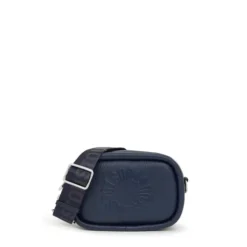 Bandolera reporter de piel azul marino TOUS Miranda