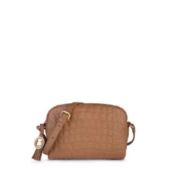 Bandolera Sherton de Piel marrón