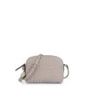 Bandolera Sherton de Piel en color topo