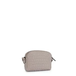 Bandolera Sherton de Piel en color topo
