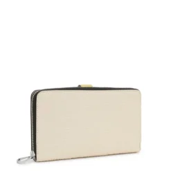 Billetera beige Urbana Logo New