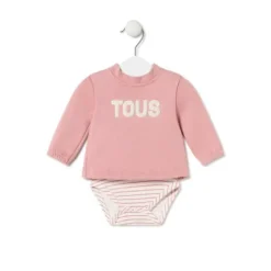 Body con camiseta de bebé Classic rosa