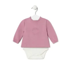 Body con jersey de bebé Trend rosa