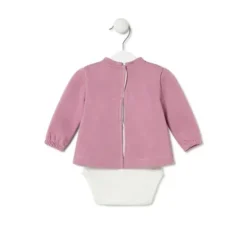 Body con jersey de bebé Trend rosa