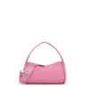 Bolso Duffle pequeño de piel rosa oscuro TOUS Miranda