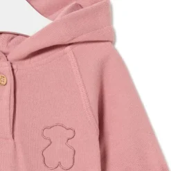 Buzo con capucha de bebé Icon rosa
