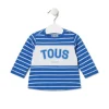 Camiseta a rayas Casual azul