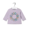 Camiseta logo TOUS circular Casual lila