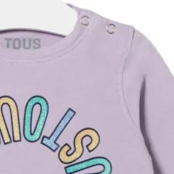 Camiseta logo TOUS circular Casual lila