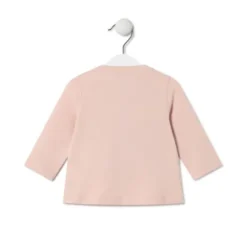 Camiseta osos,corazones y flores Casual rosa