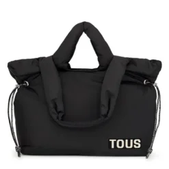 Capazo grande negro TOUS Carol Soft