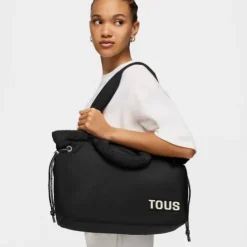 Capazo grande negro TOUS Carol Soft