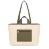 Capazo mediano beige y caqui TOUS Nanda