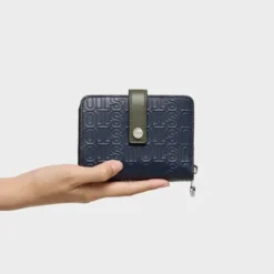 Cartera azul marino Urbana Logo New