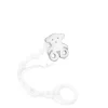 Chupetero oso pequeño de plata Sweet Dolls