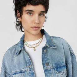 Colgante Aries con baño de oro 18 kt sobre plata, nácar y topacios TOUS Horoscope
