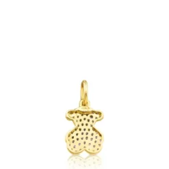 Colgante de oro con diamantes motivo oso 11mm Gem Power