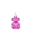 Colgante oso de acero en color rosa Bold Bear