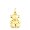 Colgante oso grande con baño de oro 18 kt sobre plata Bold Bear