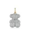 Colgante oso grande de oro y diamantes Bold Bear