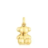 Colgante oso mediano con baño de oro 18 kt sobre plata Bold Bear