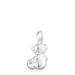 Colgante oso mediano de plata Bold Bear
