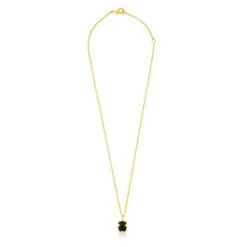 Collar con baño de oro 18 kt sobre plata Twist