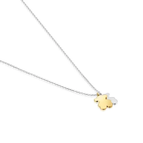 Collar corto bicolor con motivos Sweet Dolls