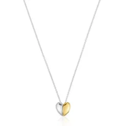 Collar corto doble corazón bicolor My Other Half