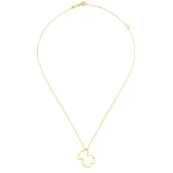 Collar de oro Silueta