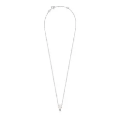 Collar de plata con cuarzo rosa y amazonita Mini Color