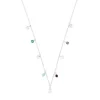 Collar de plata y gemas Bold motivos Motif