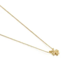 Collar trébol de oro y diamantes TOUS Good Vibes