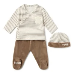 Conjunto de bebé de recién nacido Classic beige