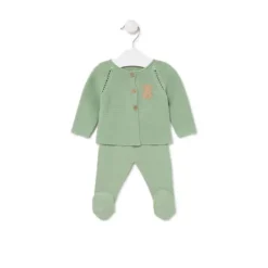 Conjunto de punto de bebé Tricot bruma
