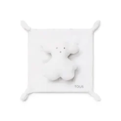 Doudou de nudos con osito Blanco
