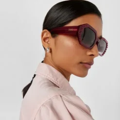 Gafas de sol Geometric fucsia