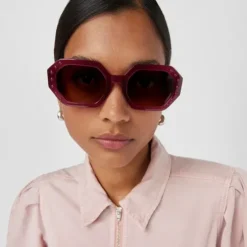 Gafas de sol Geometric fucsia
