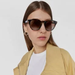 Gafas de sol Round Mesh azul