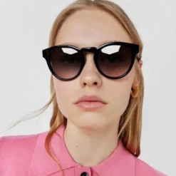 Gafas de sol Round Mesh negro
